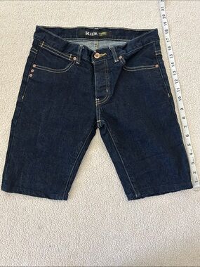 KR3W XSkinny Men’s Denim Shorts 30 Dark Wash Extra Slim Fit Skate